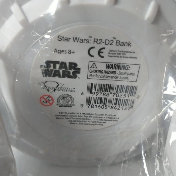 Star Wars: R2-D2 Figure Plastic Bank 10.5" Tall Diamond Select 2011 - Picture 2 of 8